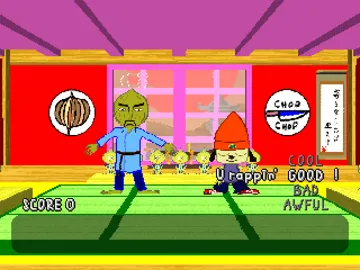 PaRappa the Rapper (US) screen shot game playing